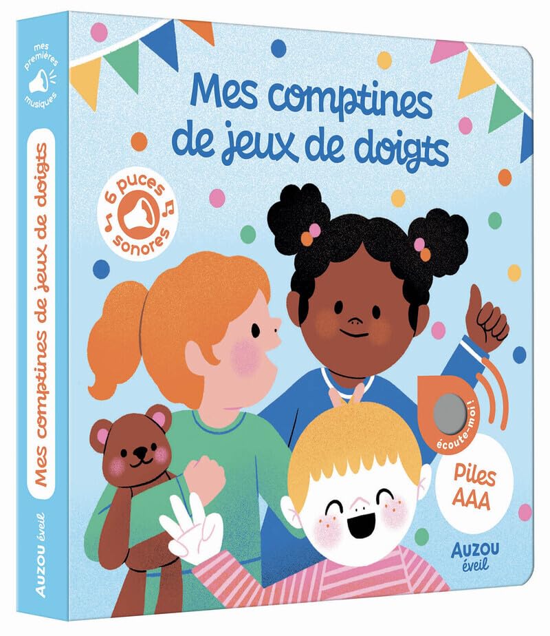 Mes premiers sonores - mes comptines de jeux de doigts