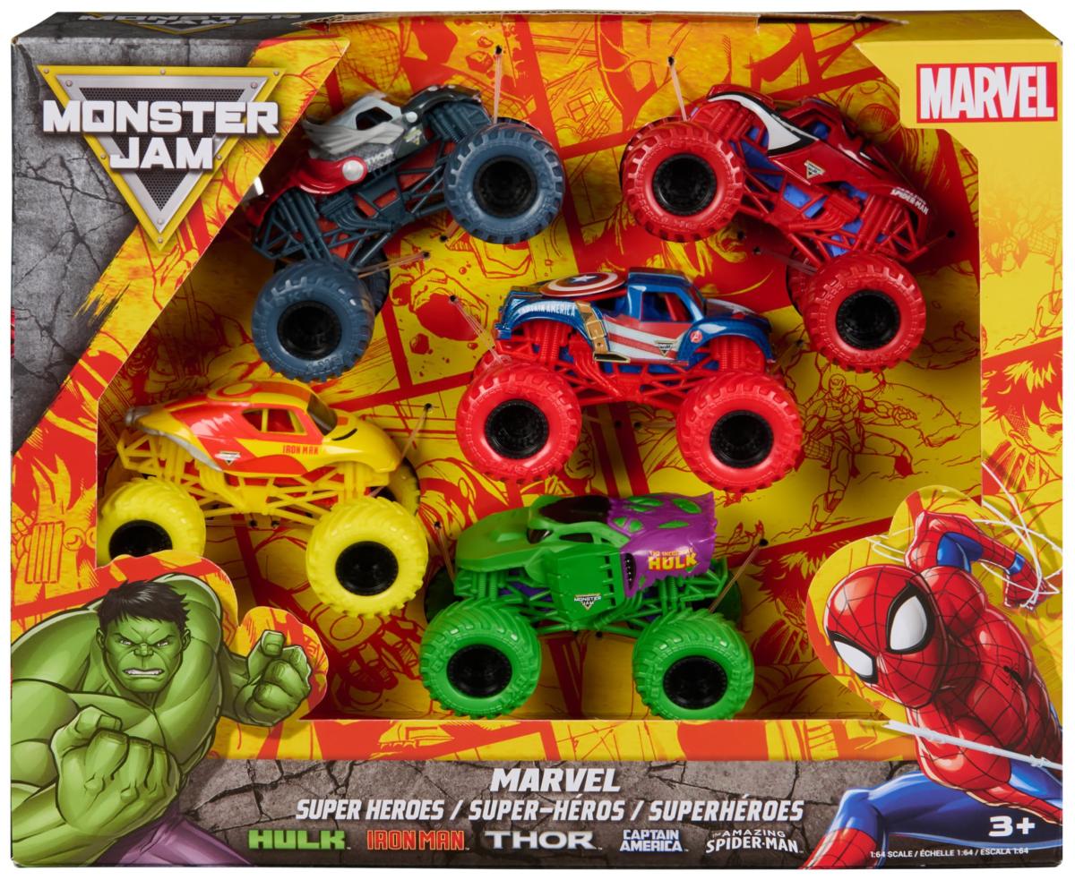 Pack Monster truck Marvel