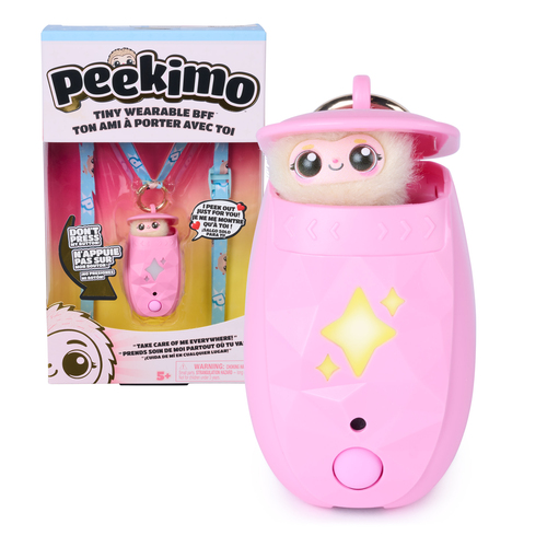Peekimo Animal interactif rose