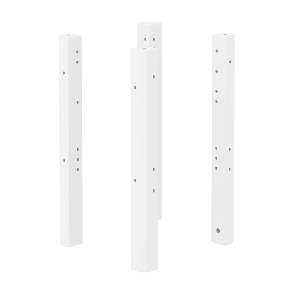 Flexa WHITE Jeu de pieds pour transformer le lit Montessori en lit simple Blanc