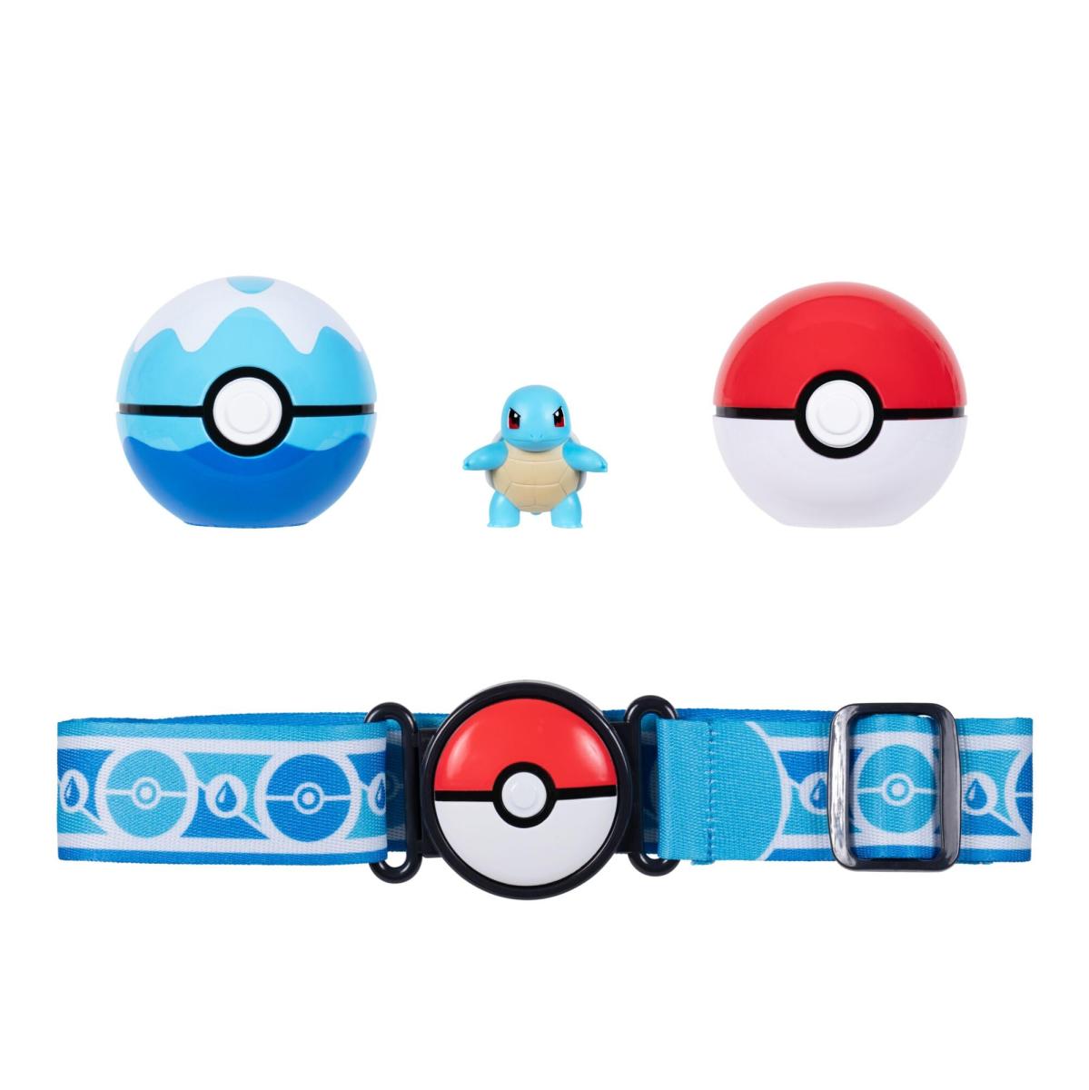 Ceinture Clip N Go Pokemon – Figurine de Combat Carapuce 5 cm