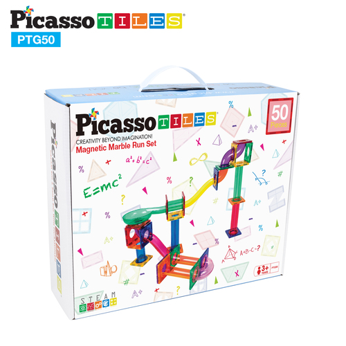 PicassoTiles 50pc marble run set