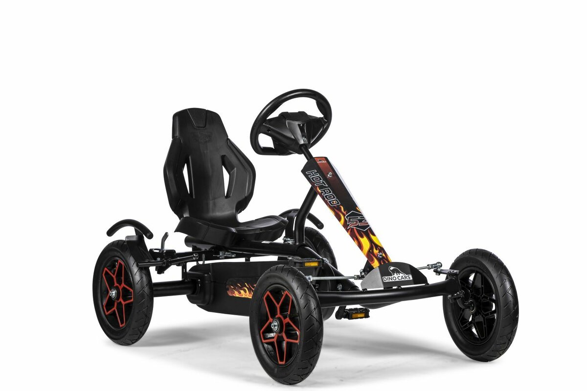 Kart à pédales DINO CARS Speedy 2.0 Hot Rod BF1 noir