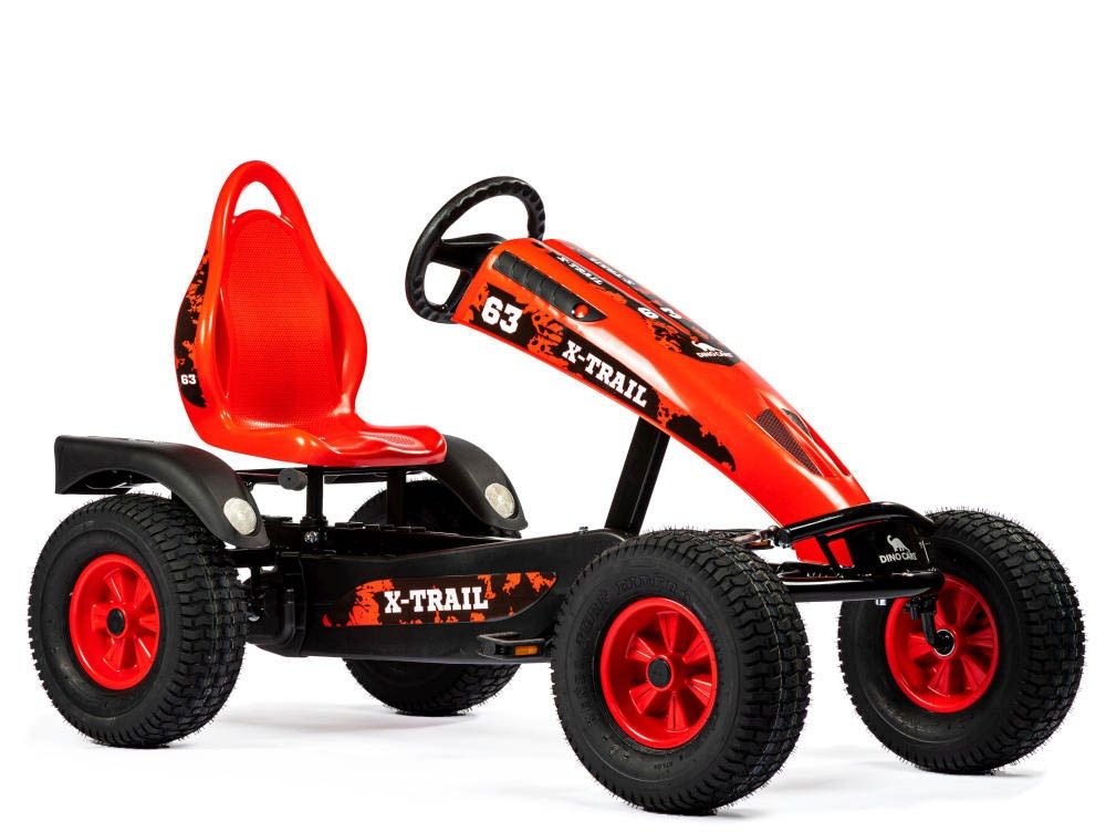Kart à pédales DINO CARS X Trail BF1 noir