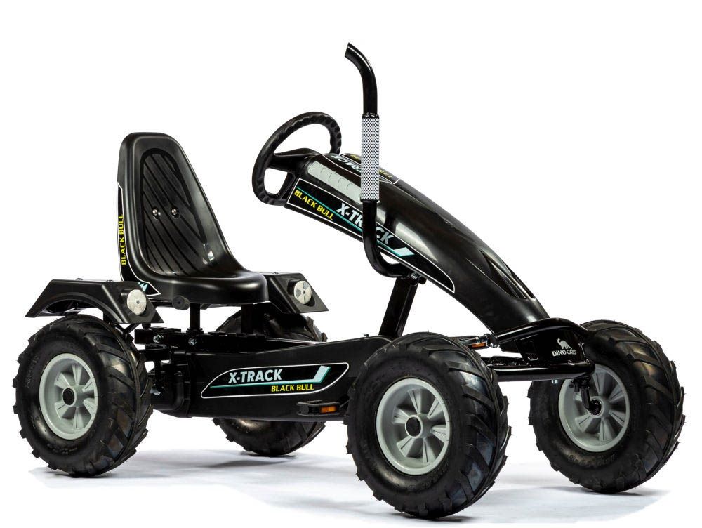 Kart à pédales DINO CARS Track Black Bull BF1 noir