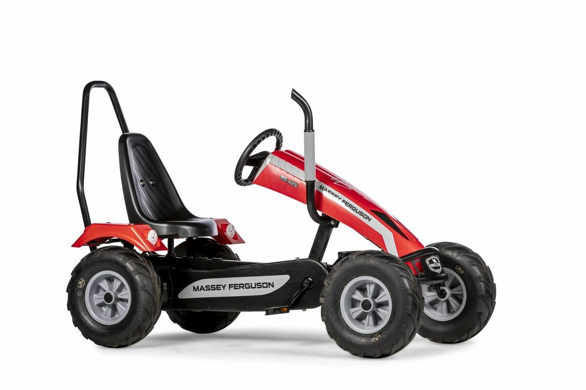 Kart à pédales DINO CARS Track Massey Ferguson BF1 avec arceau