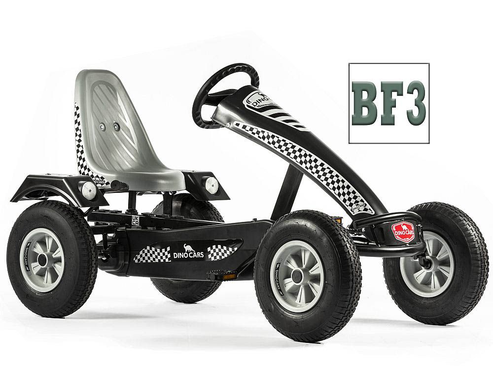Kart à pédales DINO CARS Super Sport BF3 gris