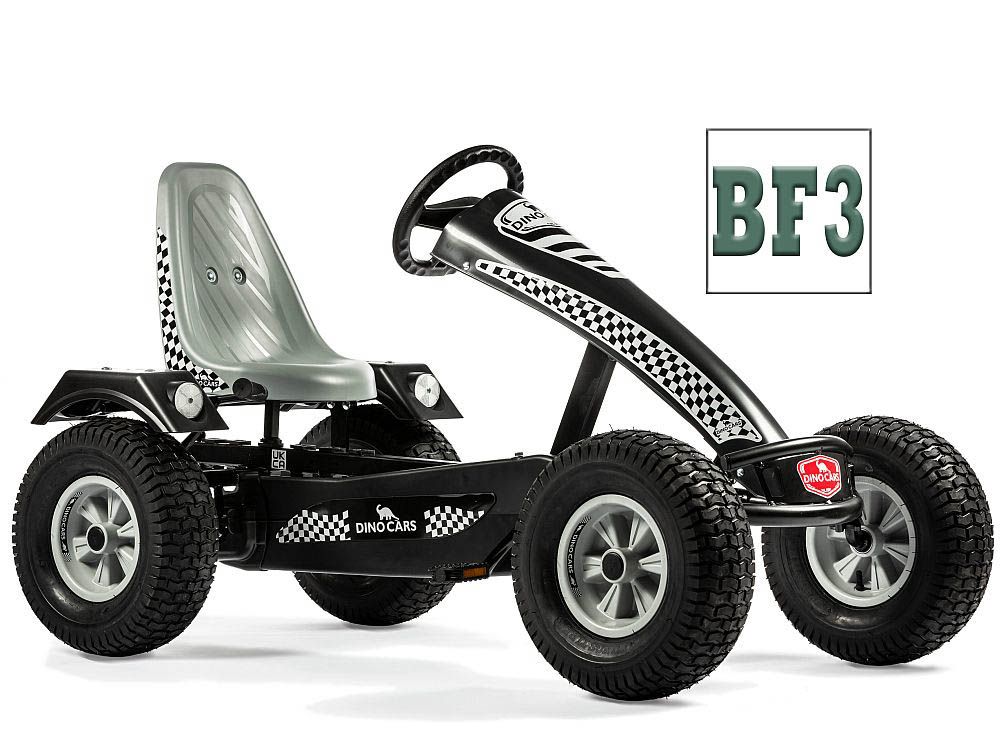 Kart à pédales DINO CARS Camaro BF3 gris