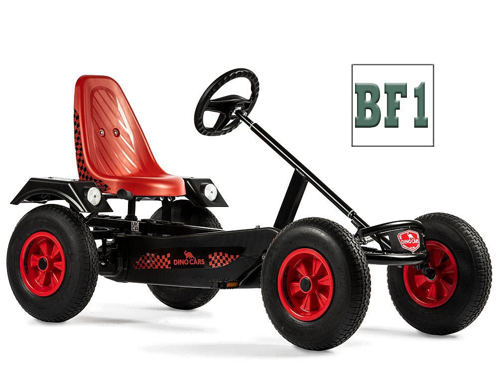 Kart à pédales DINO CARS Sport BF1 rouge