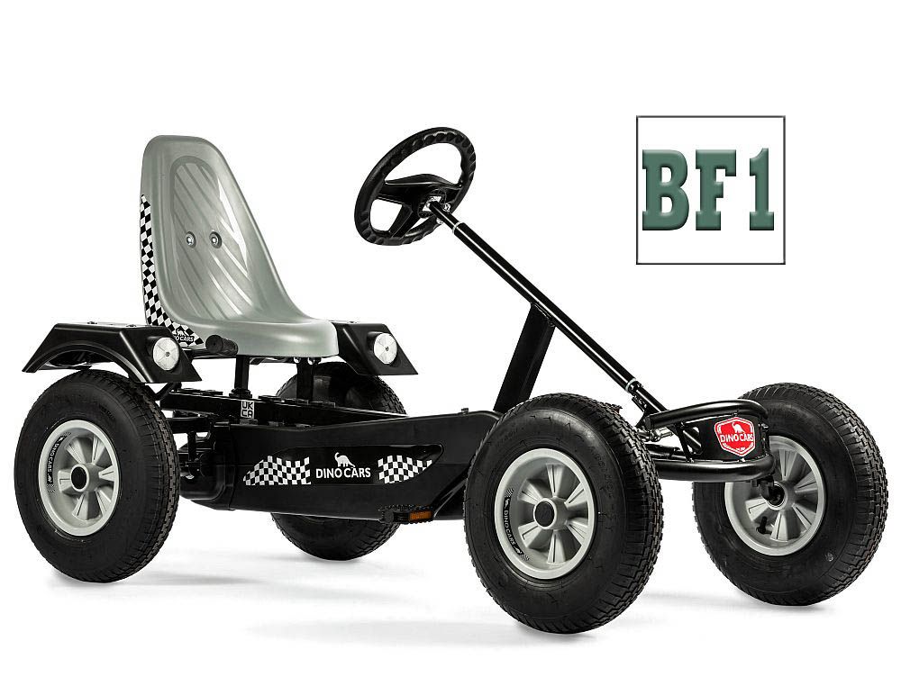 Kart à pédales DINO CARS Sport BF1 gris