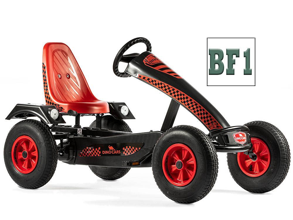 Kart à pédales DINO CARS Super Sport BF1 rouge