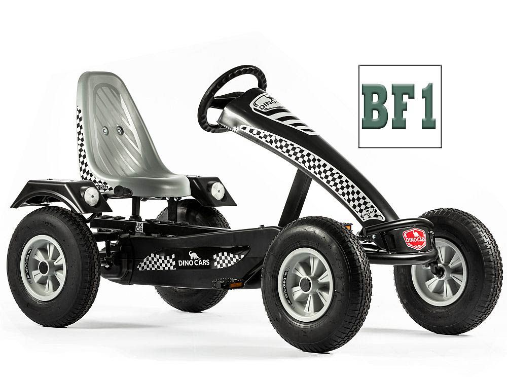Kart à pédales DINO CARS Super Sport BF1 gris