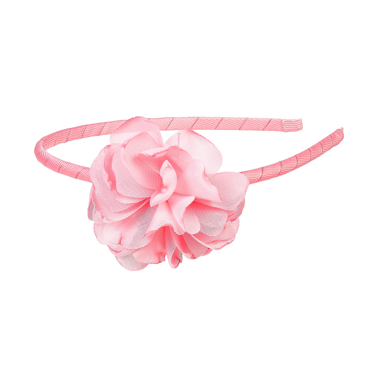 Serre tete Edmee rose corail
