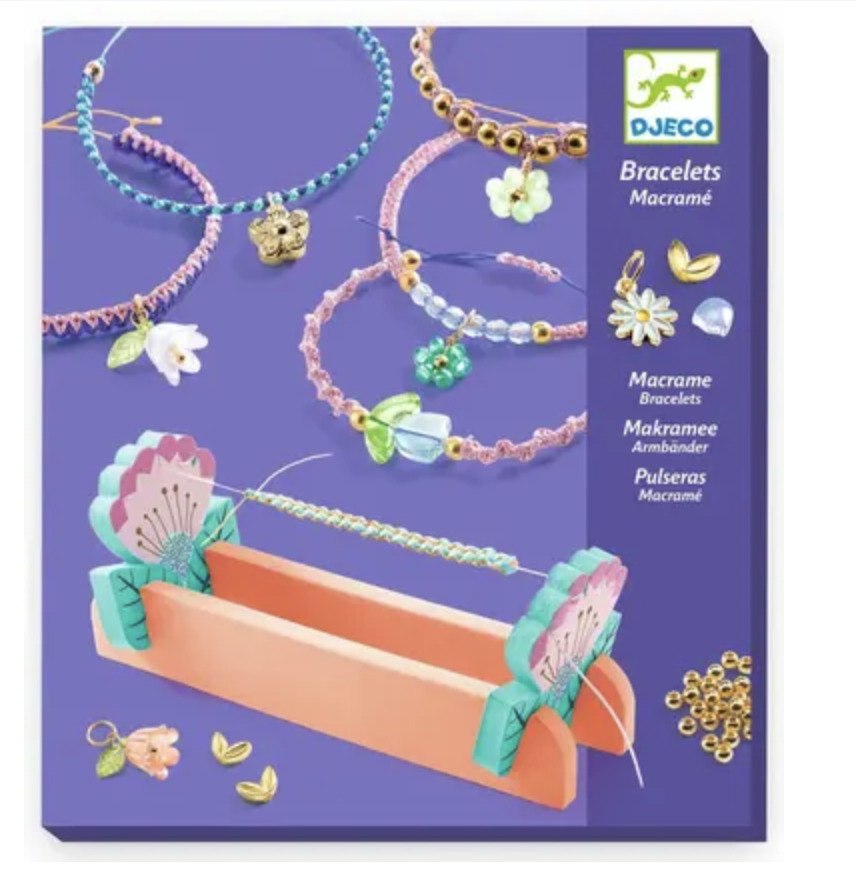 BIJOUX A CRÉER - Bracelets macramé bleus