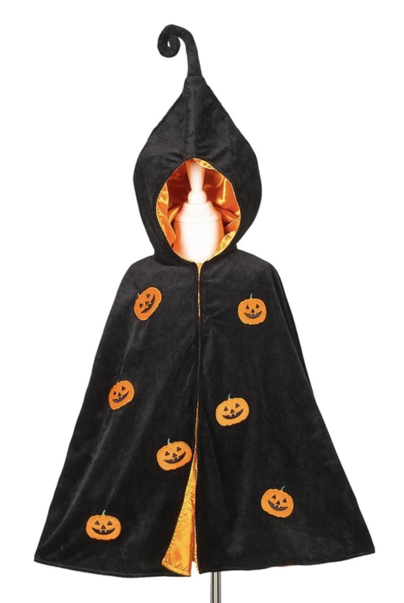 Cape citrouille Halloween 4-8 ans 104-128 cm