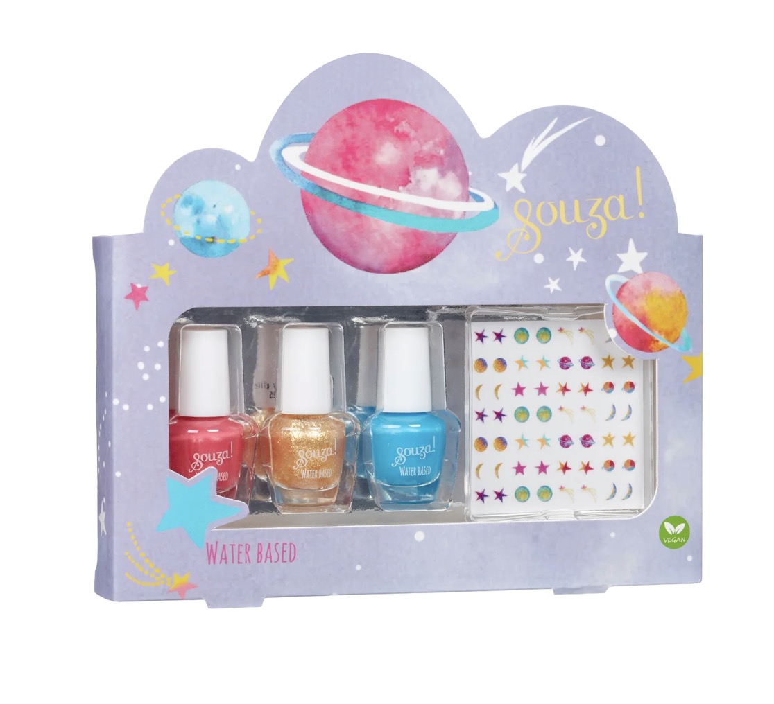 Vernis a ongles et autocollants Galaxy