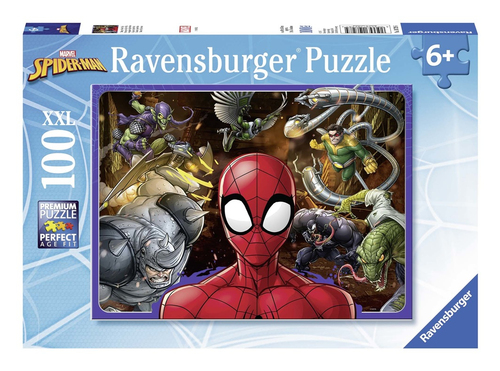 Puzzles Enfants 100 XXL pieces - Courageux Spider-Man