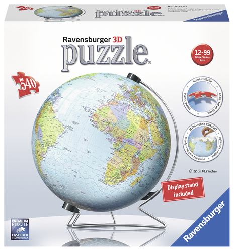 Puzzle 3D 540 pieces - Globe
