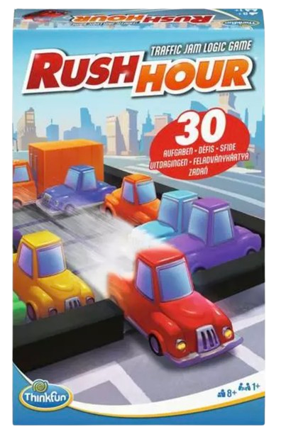 ThinkFun Rush Hour - Mini jeu - Jeu de réflexion et de logique
