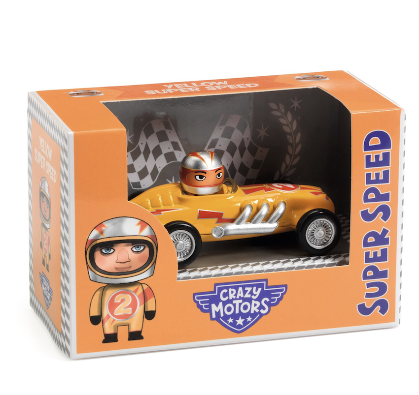 Yellow Super Speed - Crazy Motors - Djeco
