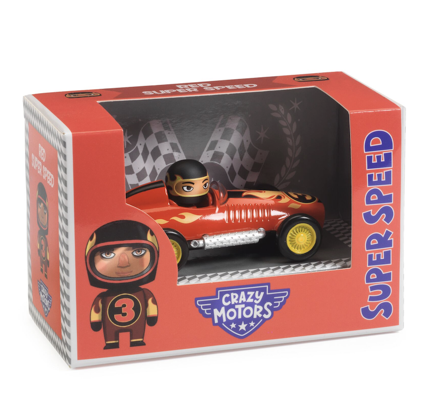 Red Super Speed Crazy Motors - Djeco
