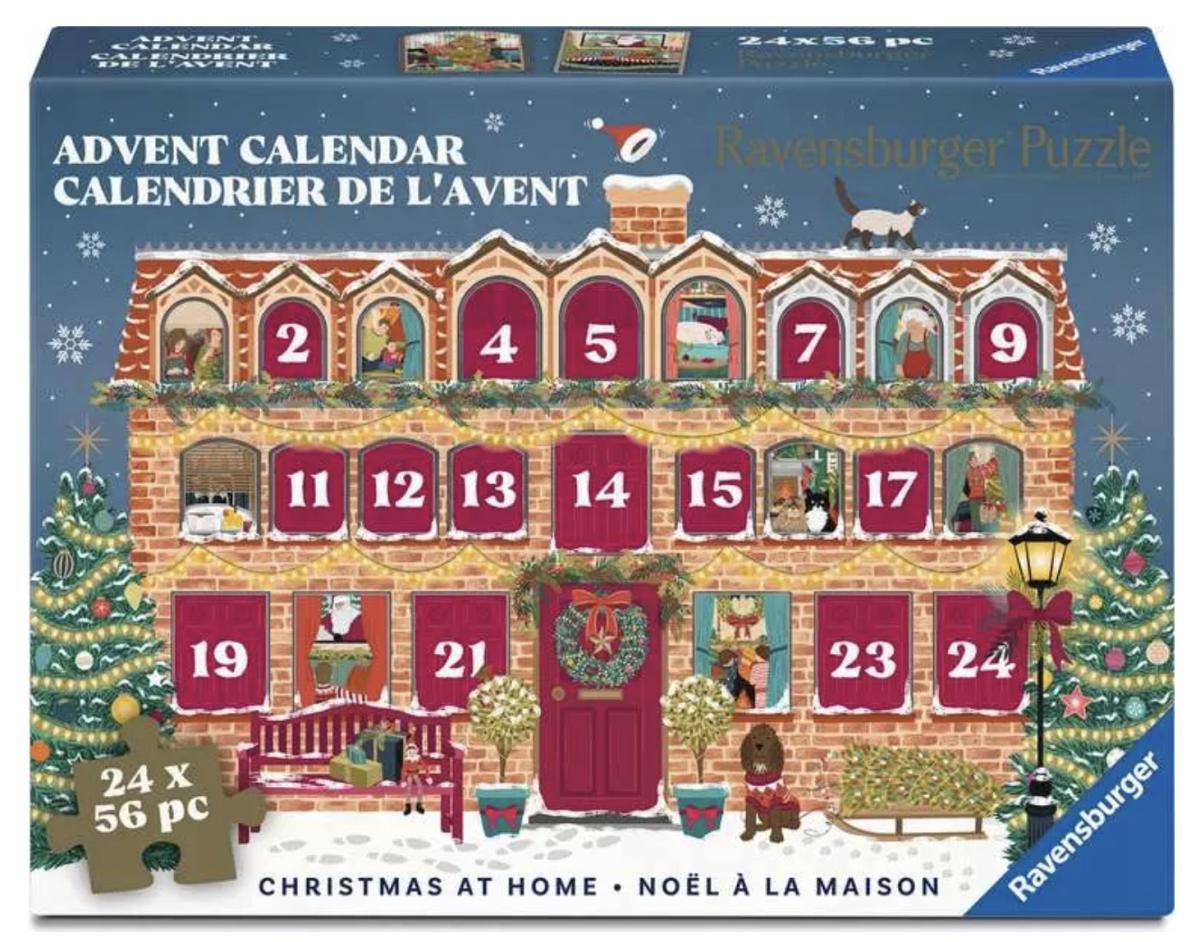 Puzzles Adultes 24x56 pieces - Calendrier de l avent 2026 - Noel a la maison