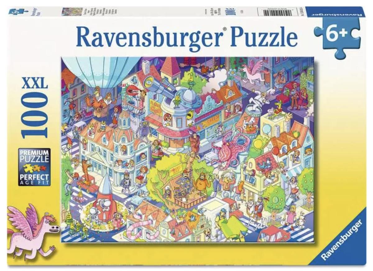 Puzzles Enfants 100 XXL pieces - Pagaille a Chaosville