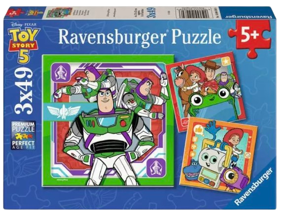 Puzzles Enfants 3x49 pieces - En mission