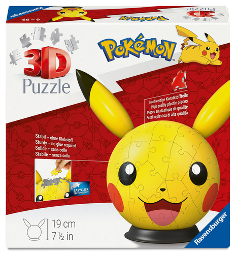 Puzzle 3D 72 pieces - Pikachu