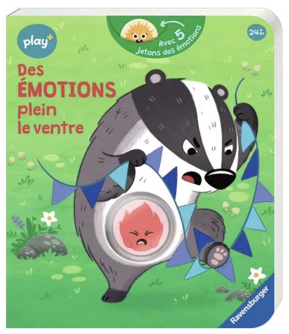 Play+ Mon livre a jouer Des emotions plein le ventre