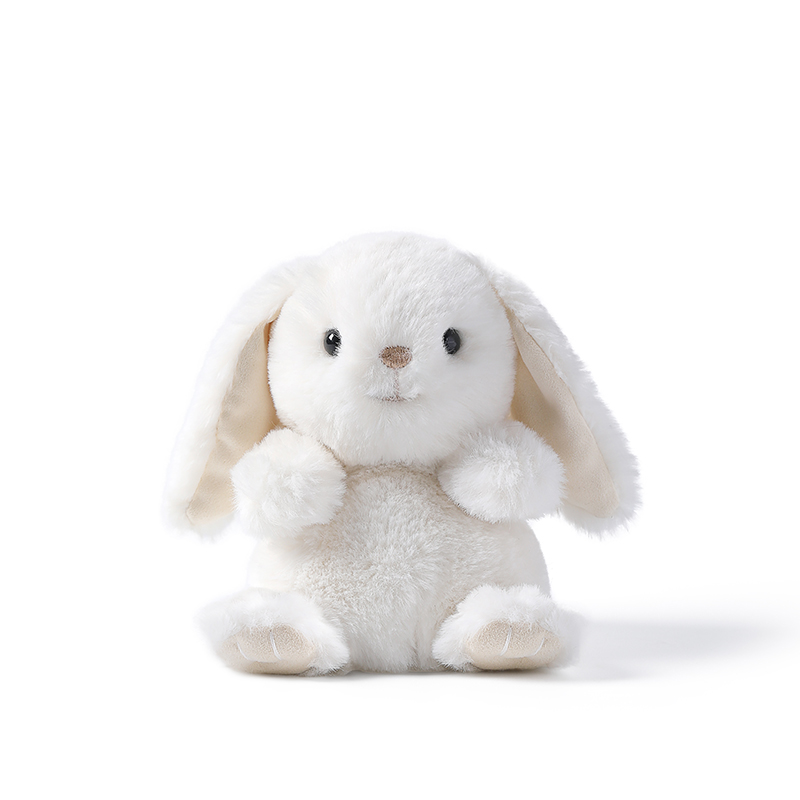 Mini peluche lapin blanc 18cm