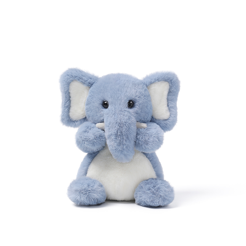 Mini peluche Elephant bleu