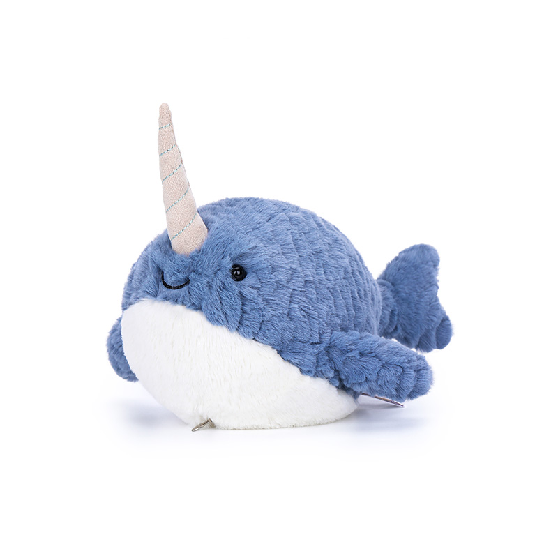 Peluche Narwhal Henry 15cm