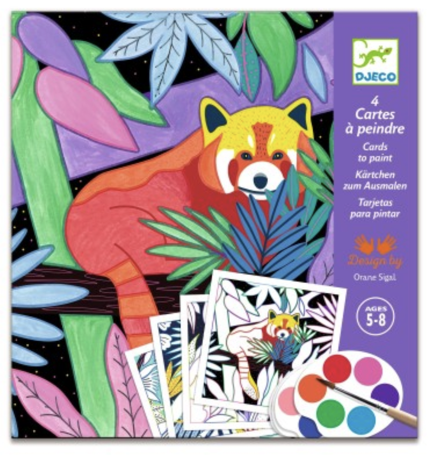 Cartes a peindre X 4 - Selva - Djeco