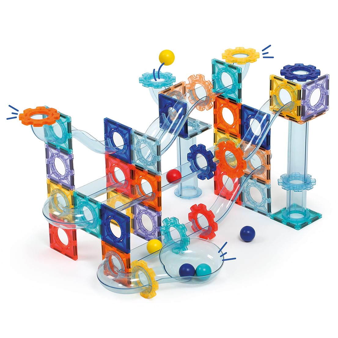 Coffret circuit de billes magnetique