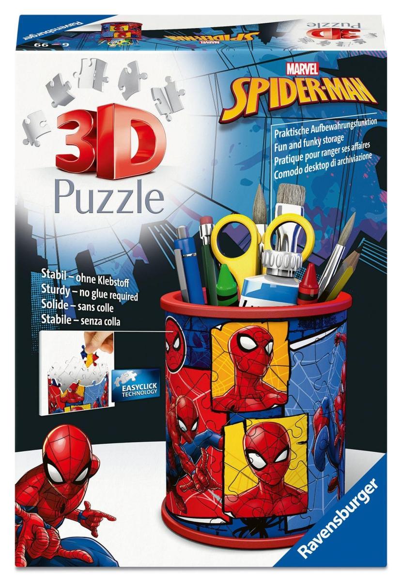 Puzzle 3D pot à crayons - Spiderman