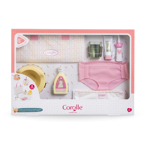Corolle BB30/36 Coffret accessoires a langer tulipes