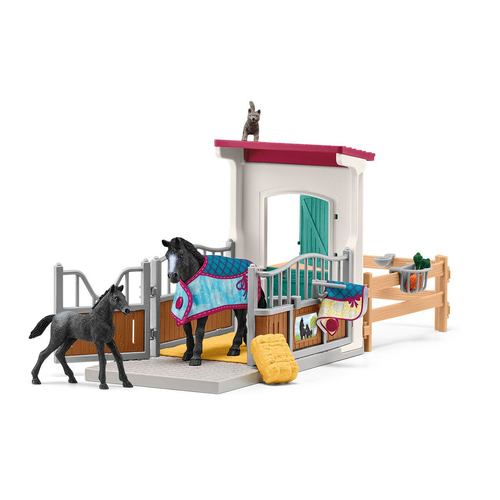 HORSE CLUB Box avec Jument et Poulain Appaloosa