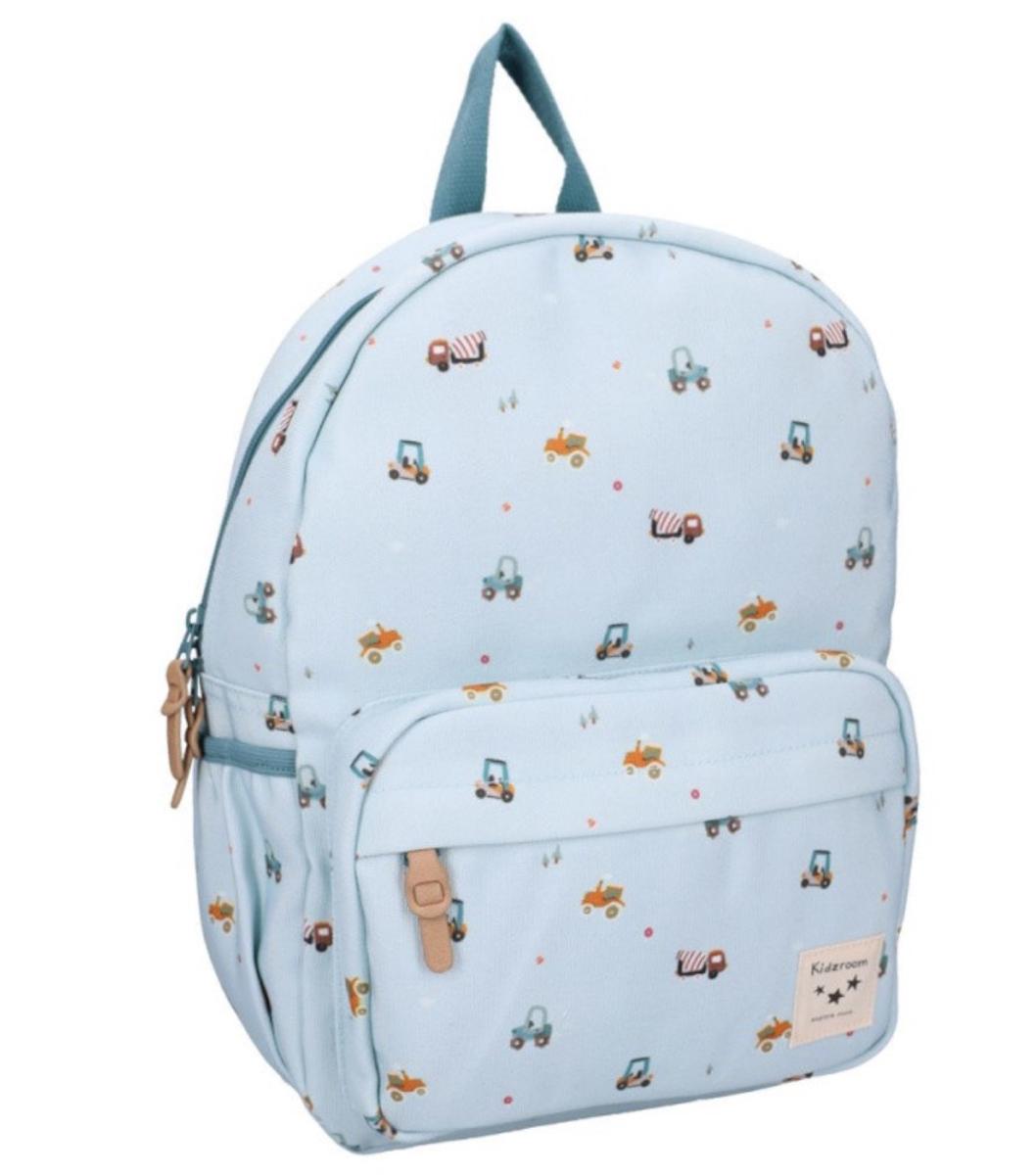 Sac a dos enfant - Vehicules bleu