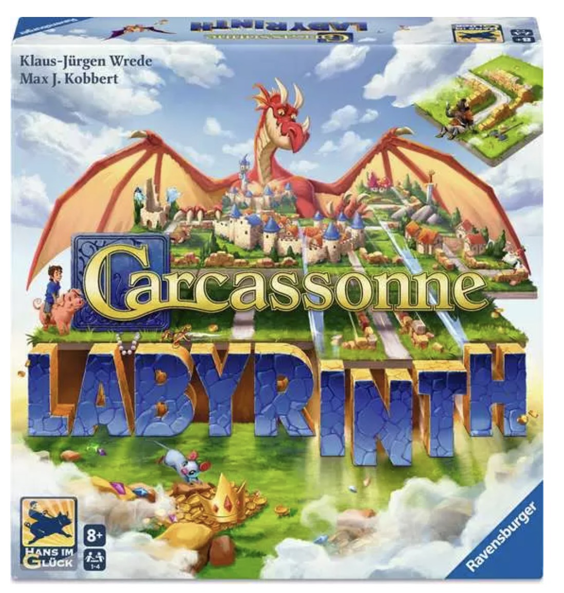 Carcassonne Labyrinth - Jeux de societe a partir de 8 ans