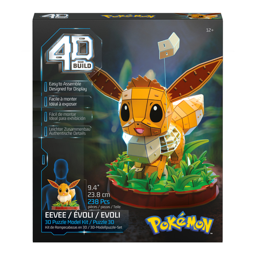 4D Build Puzzle 3D Pokemon - Evoli 238 Pieces