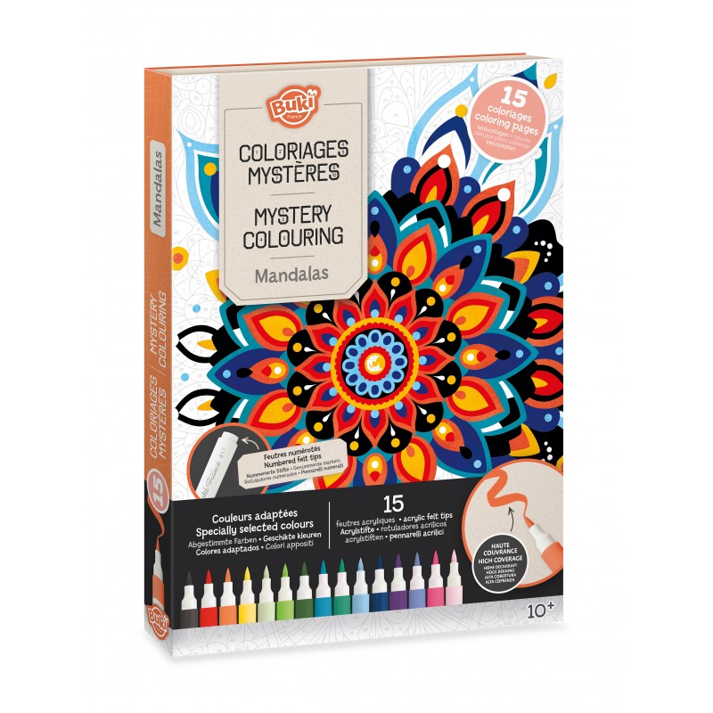 Coloriages mysteres - Mandalas