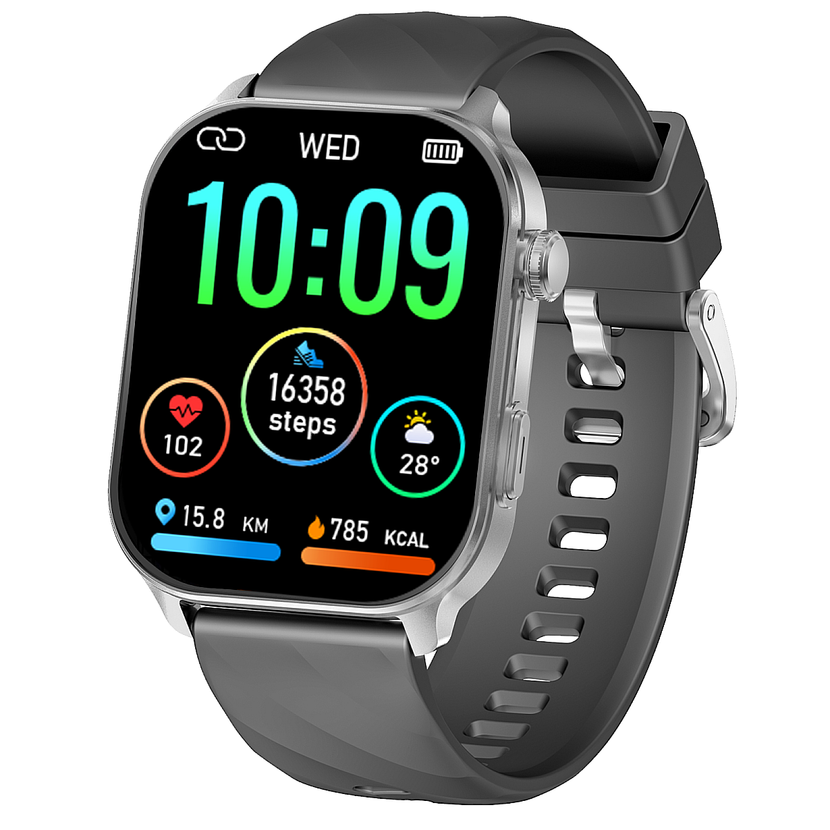 Montre connectée Viva-Pro GPS - écran 2,01
