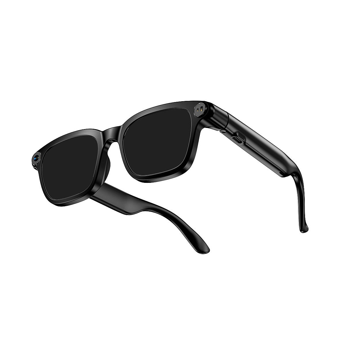 Lunettes caméra NASA Vision - capteur Sony 8 Mpx, Wi-Fi, IP65 - Noir / Graphite