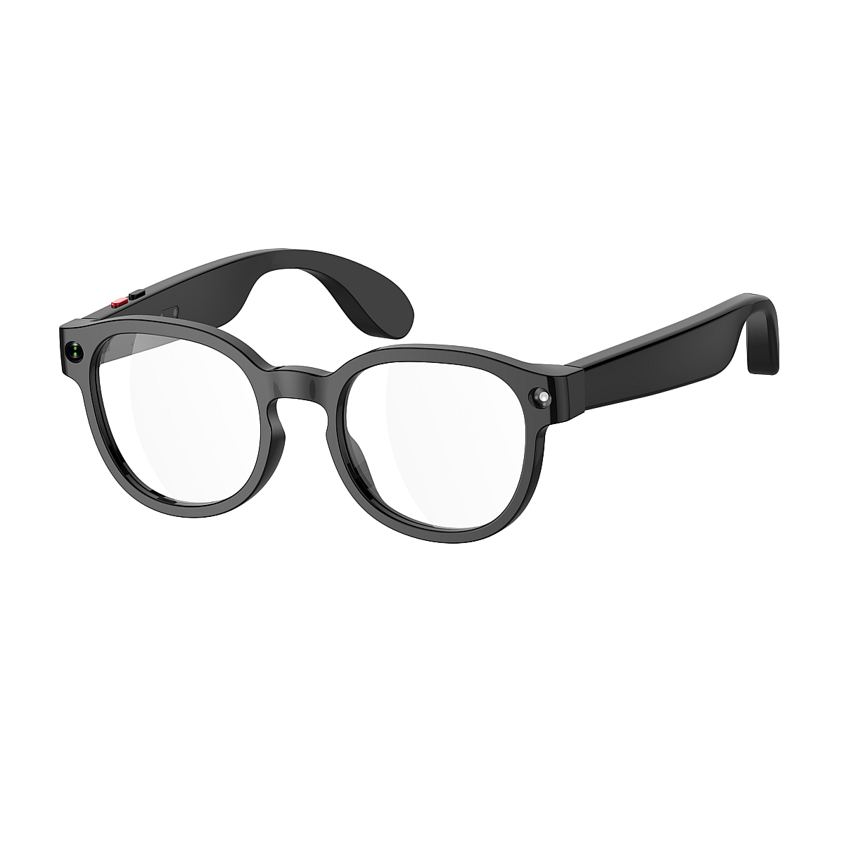 Lunettes caméra NASA Futura - 8 Mpx 1080p, Bluetooth 5.4, IA vocale - Noir / Incolore