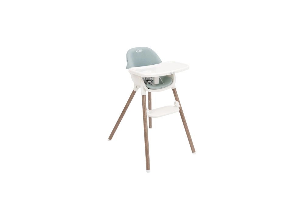 Chaise haute Presti 3-en-1 évolutive - chaise, chaise basse, tabouret - Duck Egg