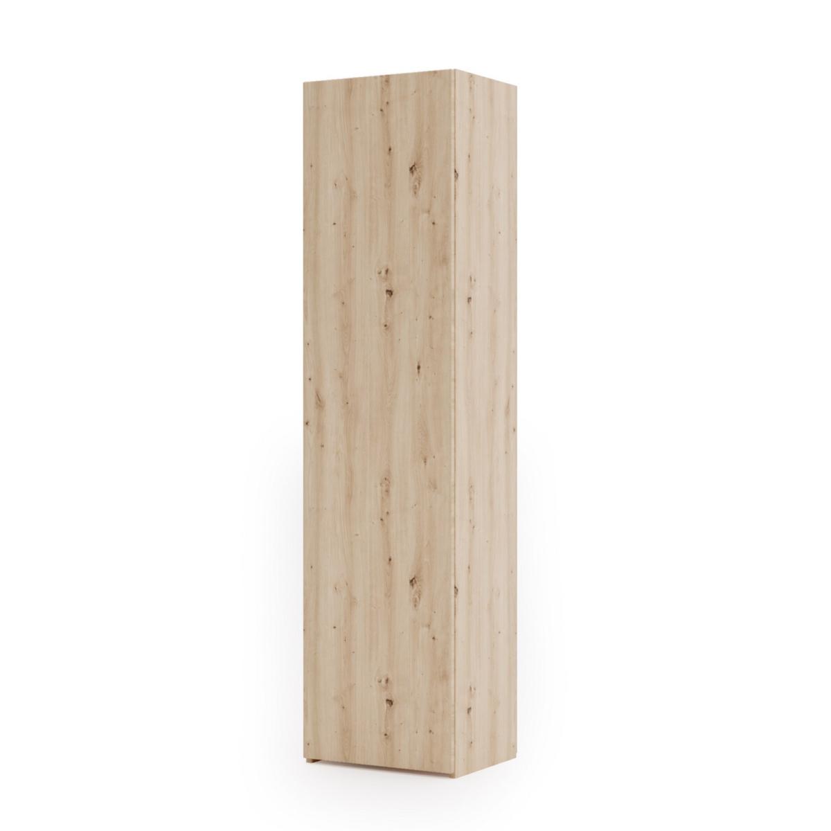 Bibliothèque Loni 160 x 40 cm - chêne artisan, caisson fermé