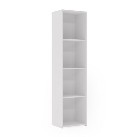 Bibliothèque Loni 160 x 40 cm - blanc, étagère ouverte