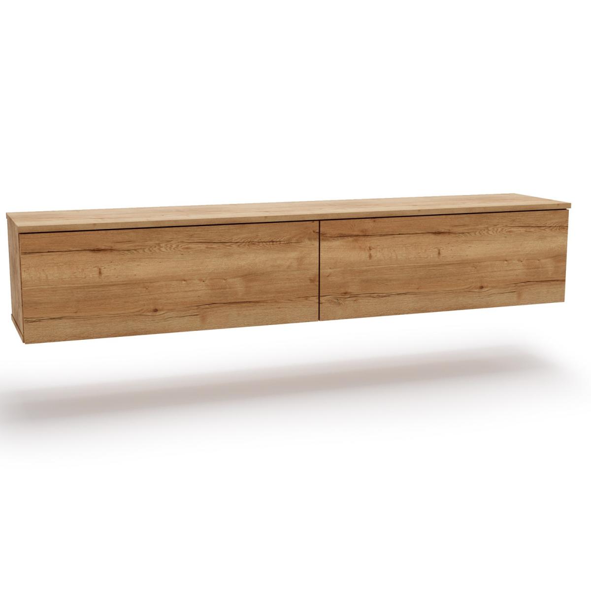 Meuble TV Nicole Oak 160 cm - chêne