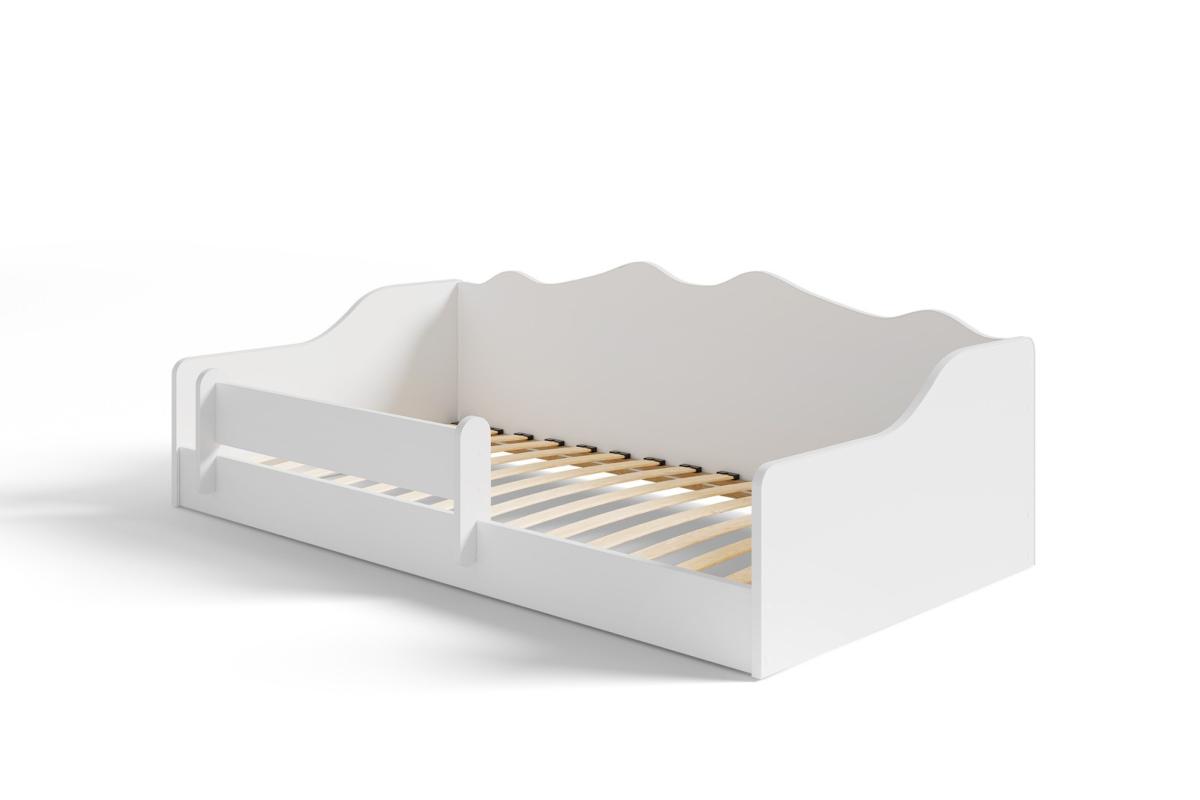 Lit au sol Montessori Emma 140 x 70 cm - sans matelas, blanc